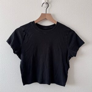 Black Hollister Baby Tee